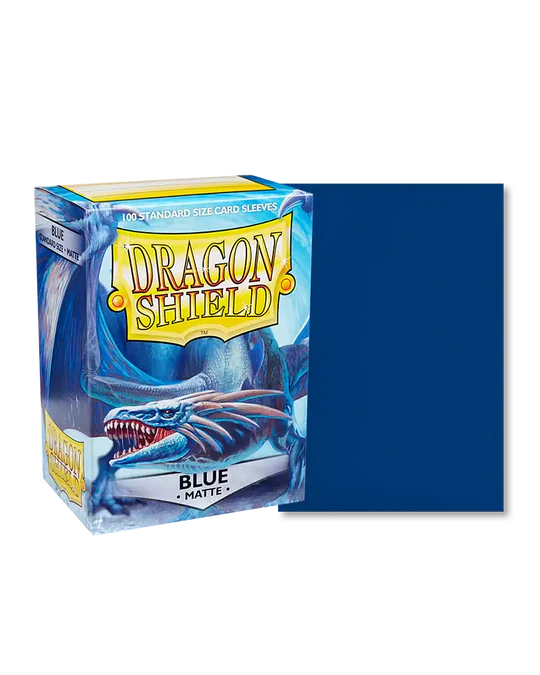 Dragon Shield Sleeves: Blue Matte