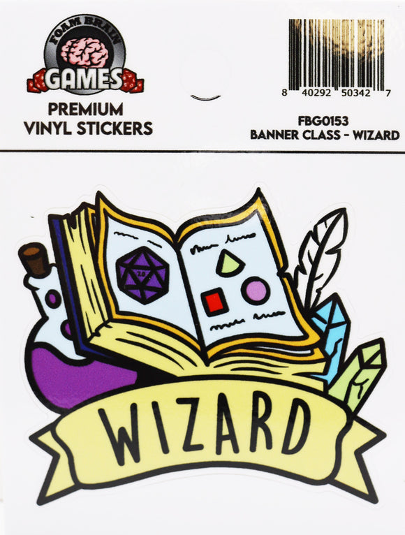 Dungeons & Dragons Class Sticker: Wizard