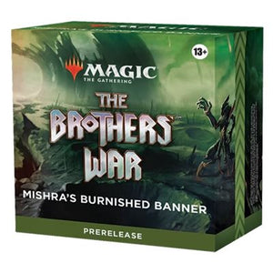 Magic the Gathering: The Brothers' War - Pre-Release Kit - Mishra's Burnished Banner