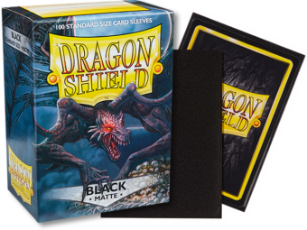 Dragon Shield Sleeves: Black Matte