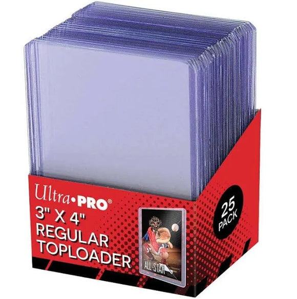Ultra Pro: Regular Toploaders 3x4 (25 Count)