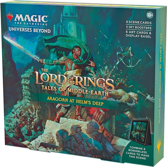 Magic the Gathering: Lord of the Rings Holiday Scene Box - Aragorn at Helm's Deep