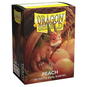Dragon Shield Sleeves: Dual Matte Peach