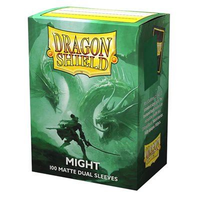 Dragon Shield Sleeves - Dual Matte Might (Green)