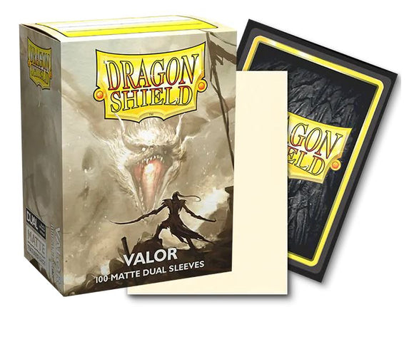 Dragon Shield Sleeves - Dual Matte Valor (Ivory)
