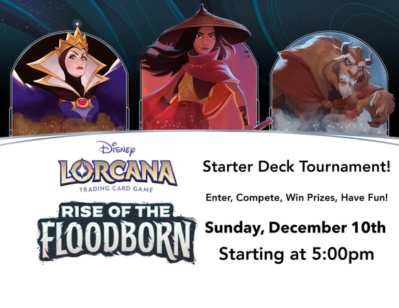 Disney Lorcana - Meeples and Milkshakes Starter Deck Tournament - December 10th