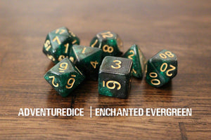 Enchanted Evergreen Dice Set