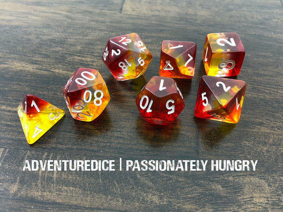 Passionately Hungry Dice Set