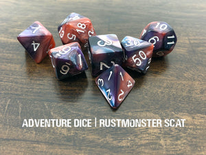 Rustmonster Scat Dice Set