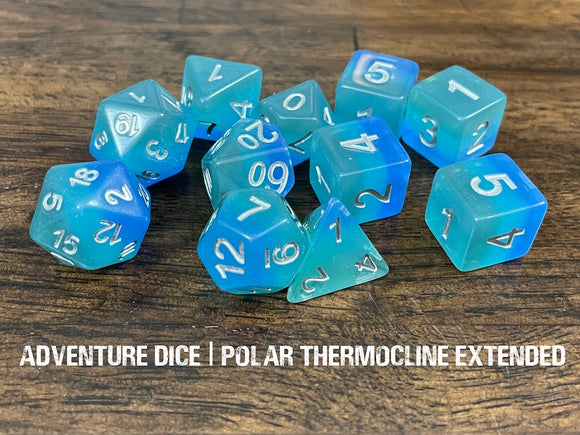 Polar Thermocline Extended Dice Set