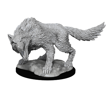 D&D Unpainted Mini: Winter Wolf