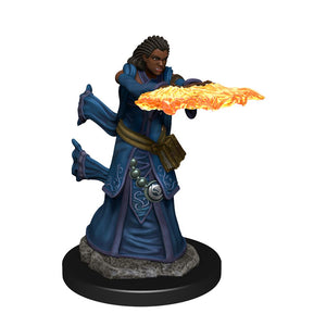 D&D Premium Painted Mini: Female Human Wizard