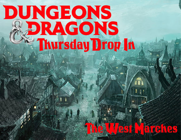 Dungeons & Dragons: Thursday Drop In - September 21st