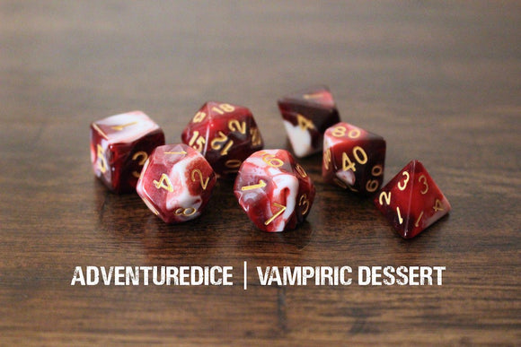 Vampiric Dessert Dice Set