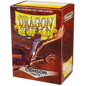 Dragon Shield Sleeves: Crimson Matte
