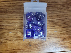 Frost and Starlight Dice Set