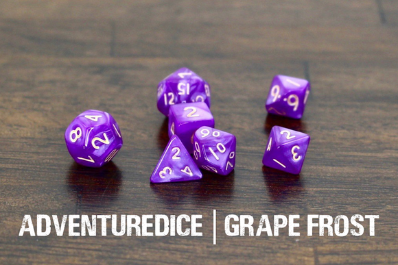 Grape Frost mini Dice Set