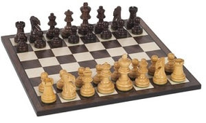 Chess Set, 12" Wood Staunton