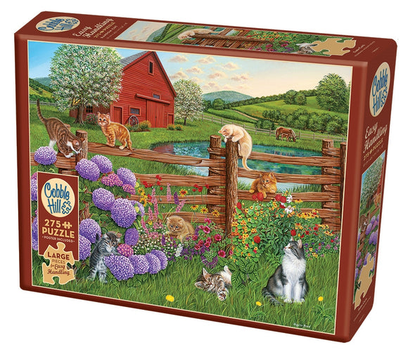 Puzzle: 275 Farm Cats (Easy Handling)