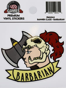 Dungeons & Dragons Class Sticker: Barbarian