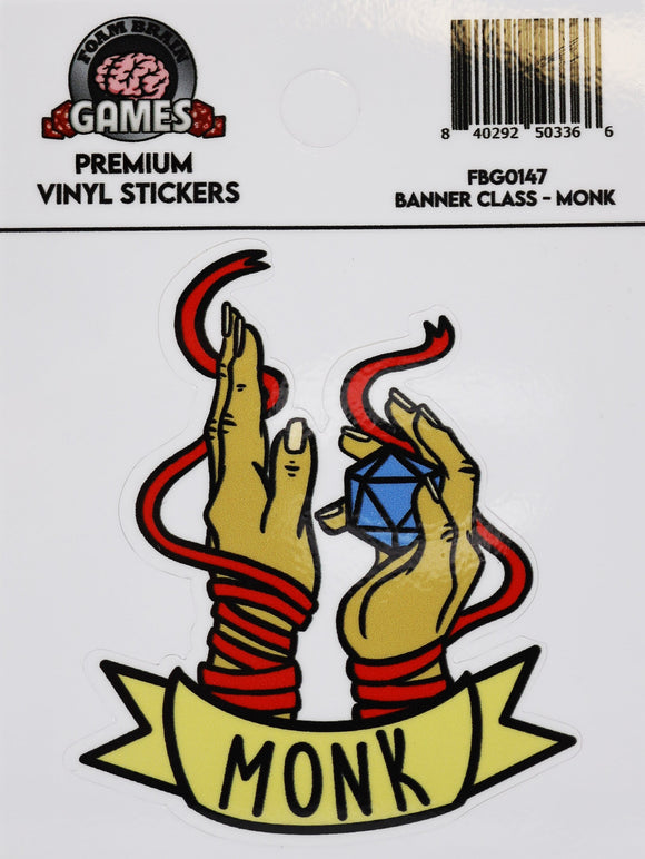 Dungeons & Dragons Class Sticker: Monk