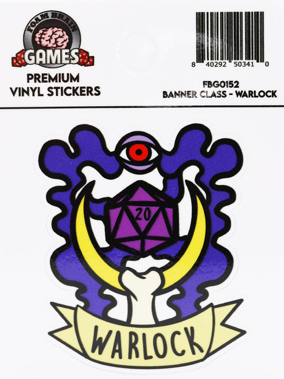 Dungeons & Dragons Class Sticker: Warlock