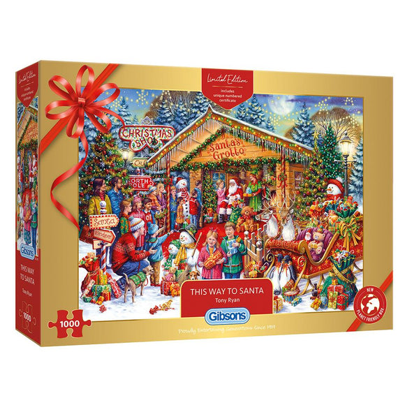 Puzzle: 1000 Christmas Limited Edition Puzzle: This Way to Santa