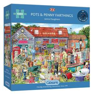 Puzzle: 1000 Pots & Penny Farthings