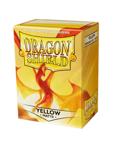 Dragon Shield Sleeves: Yellow Matte