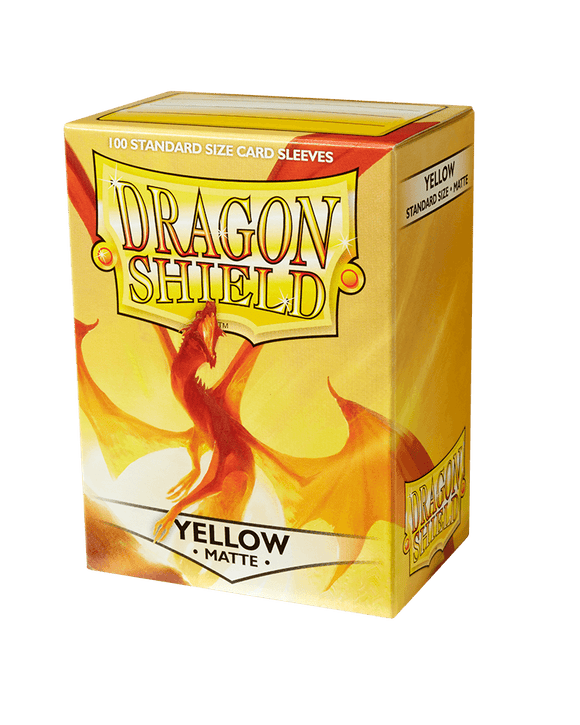 Dragon Shield Sleeves: Yellow Matte