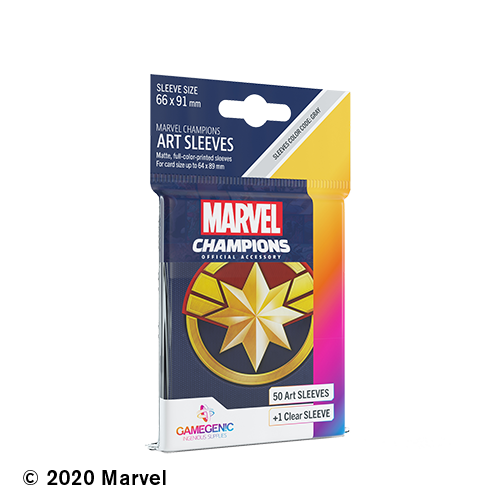 Marvel Champions: Sleeves - Captain Marvel