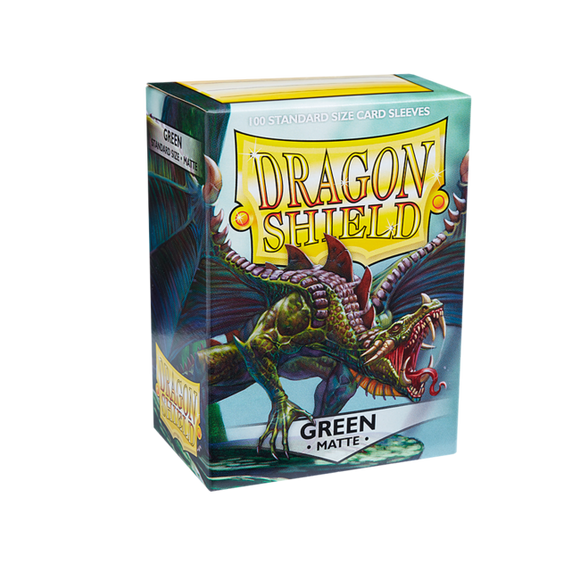 Dragon Shield Sleeves: Green Matte