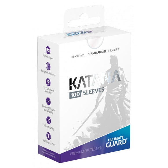 Ultimate Guard: Katana Sleeves - Clear (100 Ct)