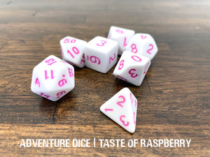 Taste of Raspberry Dice Set