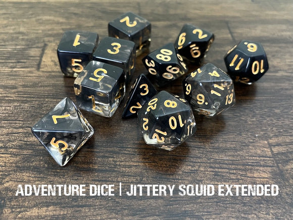 Jittery Squid Extended Dice Set