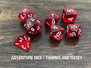 Thorns and Roses Dice Set
