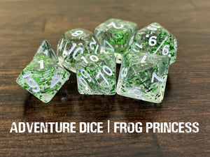 Frog Princess Dice Set