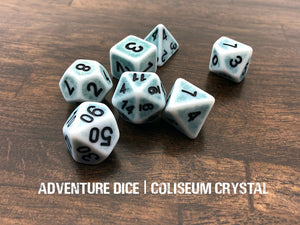 Coliseum Crystal Dice Set