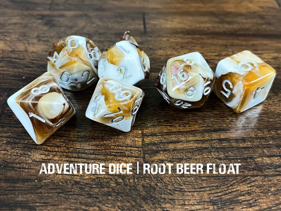 Root Beer Float Dice Set