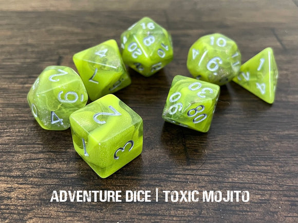 Toxic Mojito Dice Set