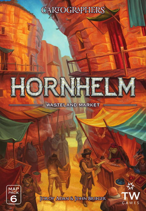 Cartographers Heroes Map Pack 6: Hornhelm - Wasteland Market