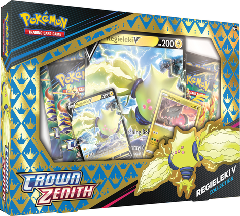 Pokemon: Crown Zenith Collection Box - Regieleki V