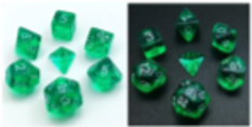 7 Die-Set: Mini Green Translucent