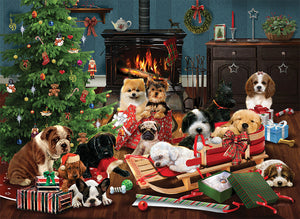 Puzzle: 1000 Christmas Puppies