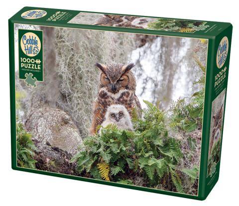Puzzle: 1000 Great Horned Owl