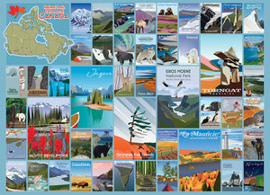 Puzzle: 1000 National Parks and Reserves of Canada