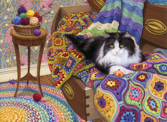 Puzzle: 1000 Comfy Cat