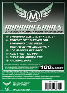 Mayday Games: Ultra Snug Almost-A-Penny Sleeves (100 Count)