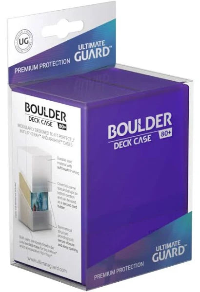 Ultimate Guard: Boulder Deck Case - Amethyst 80+