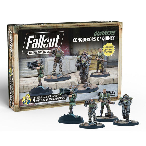 Fallout Wasteland Warfare: Gunners Conquerors of Quincy